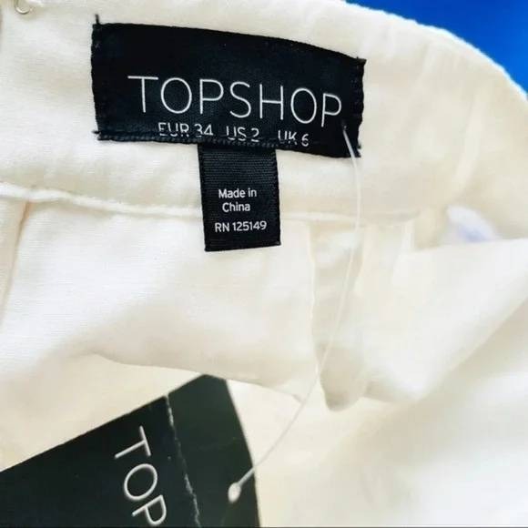 TOPSHOP Cutwork Flower Lace A-Line Skirt 2‎ - Picture 4 of 4